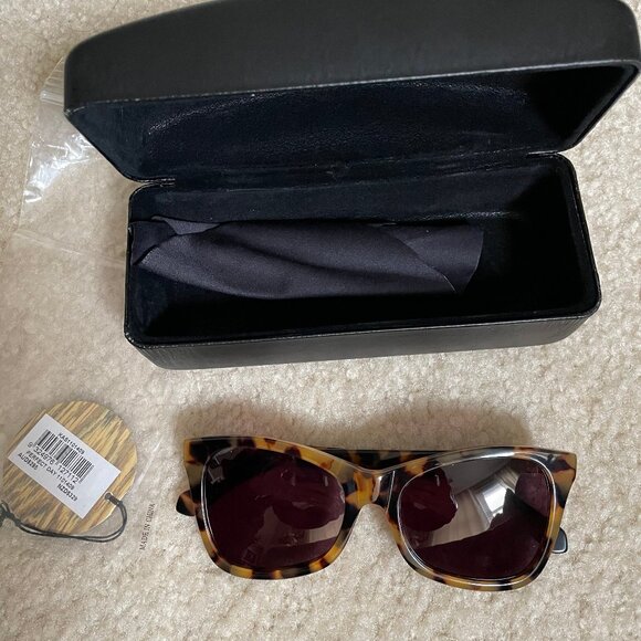 KAREN WALKER Cat Eye Perfect Day Oversize Sunglasses - NEW with Tags! - Picture 1 of 6